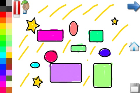 Coloring Shapes for Toddlers screenshot 3