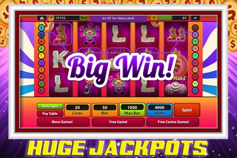 Circus Slots Free - Fun Casino Jackpot Mania screenshot 3