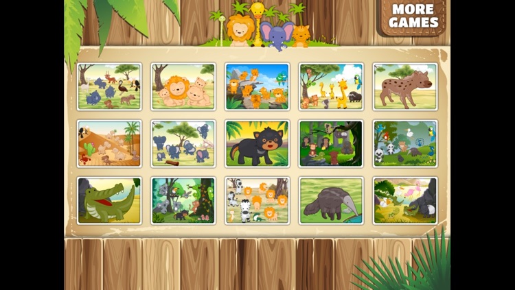 Animals Around The Equator - Beautiful free puzzle game for toddlers and kids screenshot-4