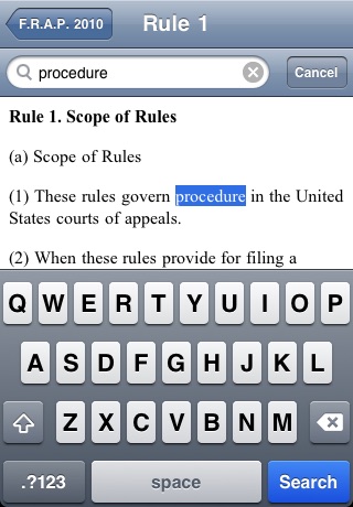 Federal Rules of Appellate Procedure 2010 screenshot 4