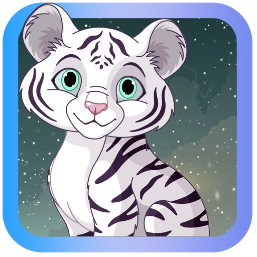 Baby White Tiger Snow Dash icon