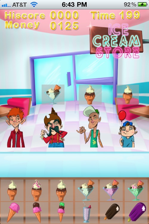 Ice Cream Shop Game HD Lite