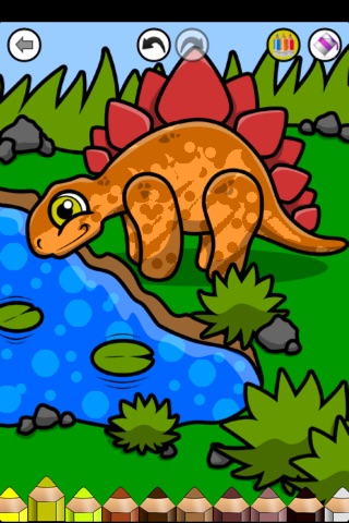 Coloring Board - Coloring for kids - Dinosaurs screenshot 3