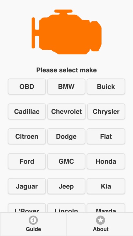 OBD/Manufactures Trouble Codes(Fault Codes) Lite