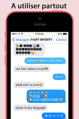 Font Infinity Pro ∞  Better Emoji Fonts & New Cool Text Styles on Images screenshot 2