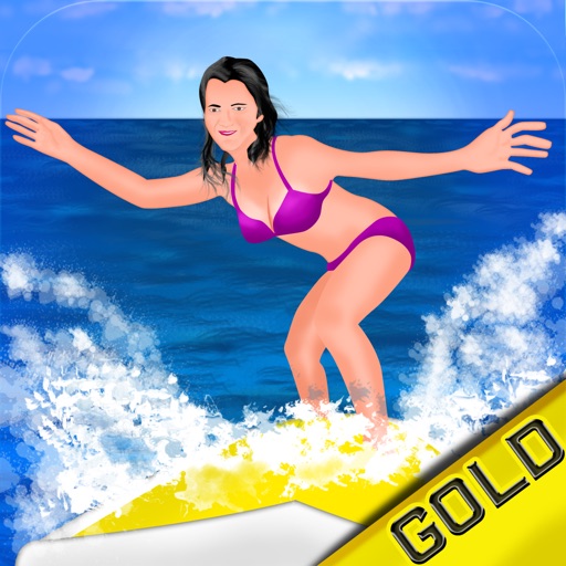 Surf the waves, the hardest summer game ever - Gold Edition icon