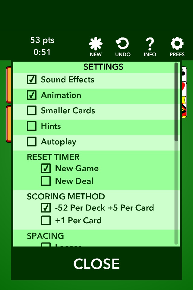 Just Solitaire: Aces Up screenshot 4