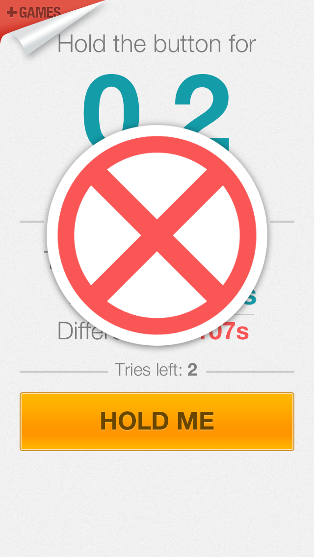 How to cancel & delete Hold a Second - Reaction Time Challenge Game from iphone & ipad 3