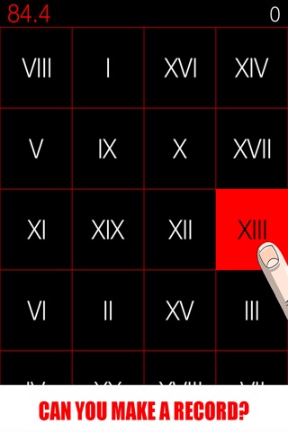 Avoid The Wrong Roman Numbers - Test Your Speed Reflexes and Quick Reactions screenshot 2