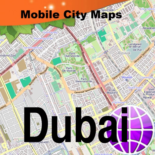 Dubai Street Map icon