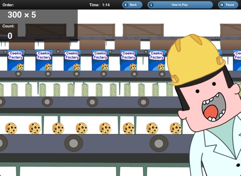 Chocolate Chip Cookie Factory: Place Value screenshot 2