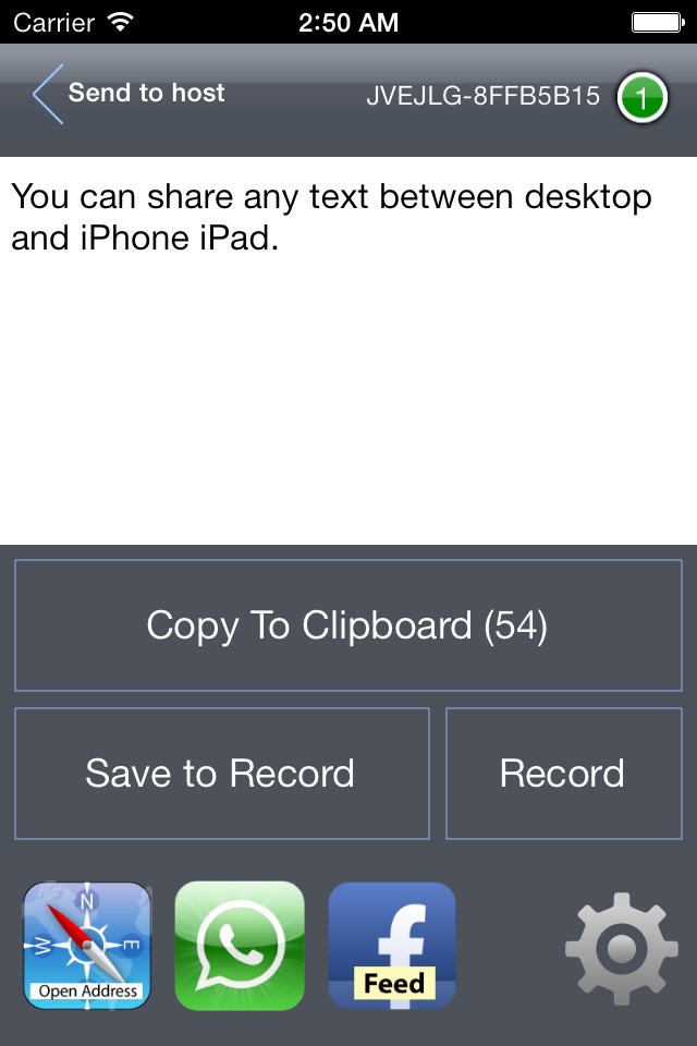 Air Clip for IOS (connect clipboard with desktop) screenshot 3