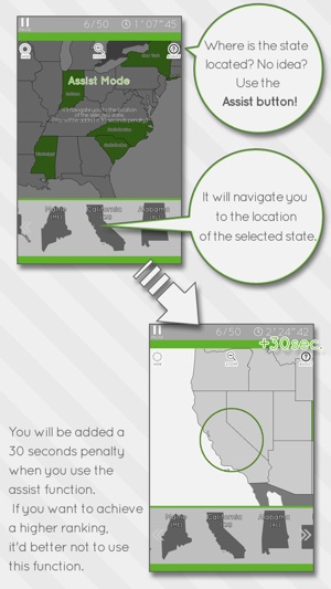 Enjoy Learning U.S. Map Puzzle(圖3)-速報App