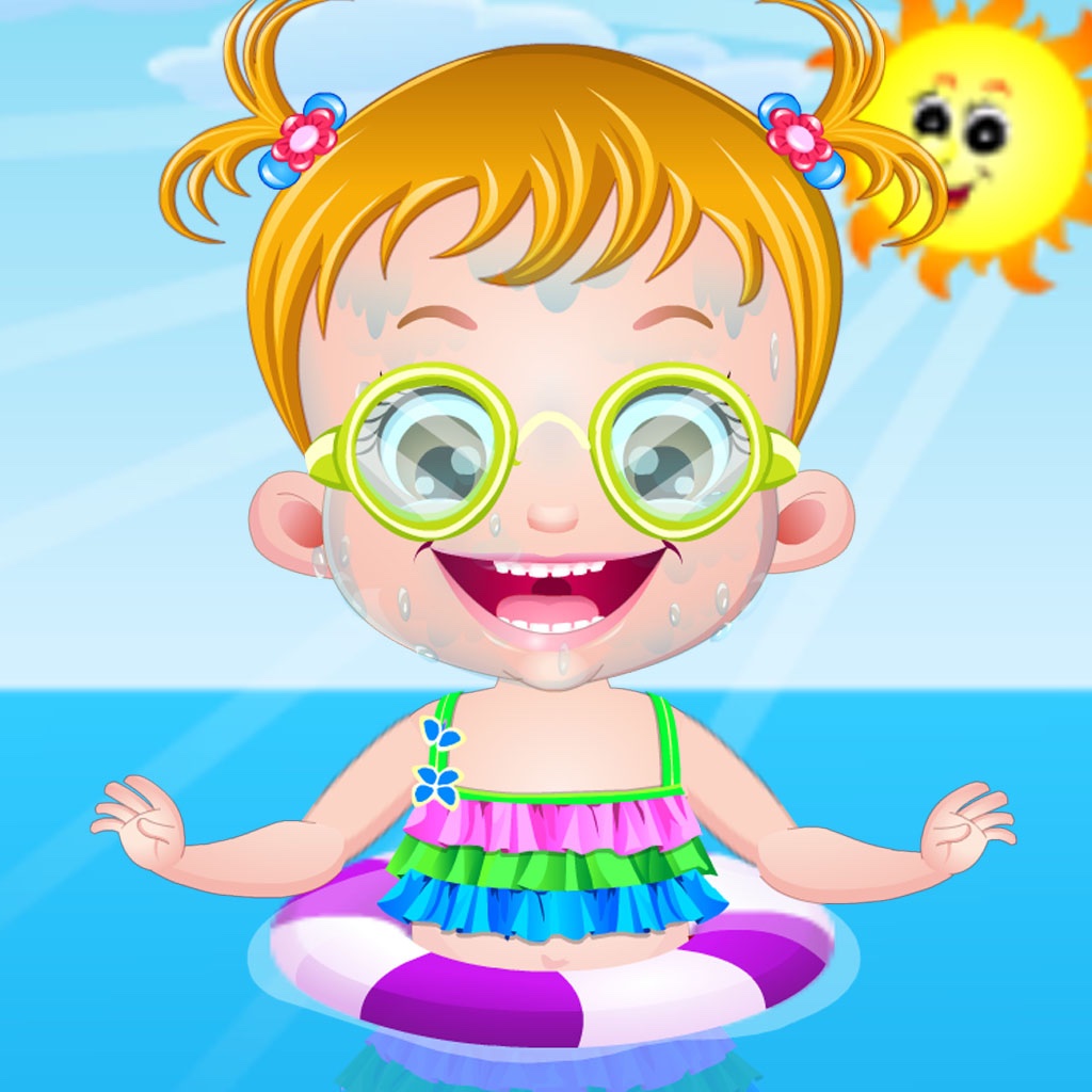 Baby Fun in the Sand - Swimming & Sunning for Girl & Kids Game icon