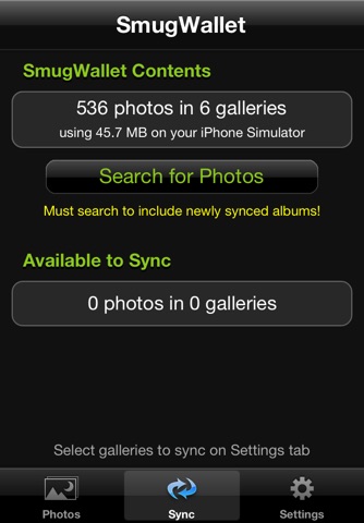 SmugWallet                                                                        :: Sync SmugMug Photos and Videos screenshot 4