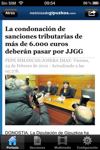 Noticias de Gipuzkoa screenshot 4