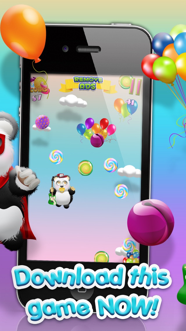 BABY PANDA BEARS CANDY RAIN - A FUN KIDS JUMPING EDITION FREE GAME! 1.0 IOS GAME GIẢI TRÍ BABY PANDA BEARS CANDY RAIN - A FUN KIDS JUMPING EDITION FREE GAME! 1.0 IOS