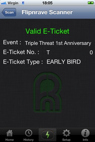 Flipnrave e-Ticket Scanner screenshot 3