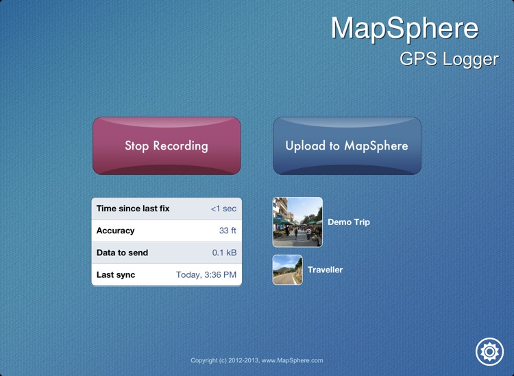 MapSphere GPS Logger