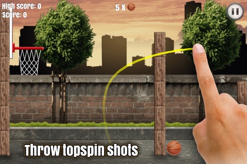 Through the Hoop - Basketball Physics Puzzler Premium screenshot 2