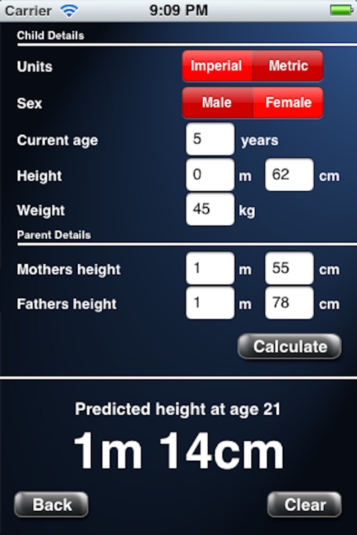 Adult Height Calculator screenshot-4