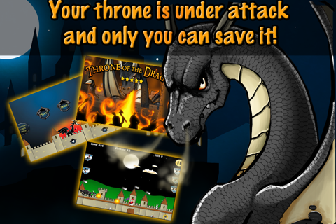 Amazing Dragon Throne game: defend the castle and become a legend! screenshot 3