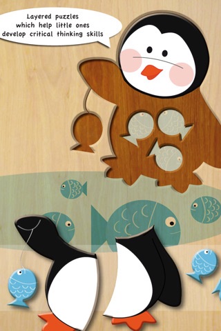 Wood Puzzle First Years for iPhone screenshot 3