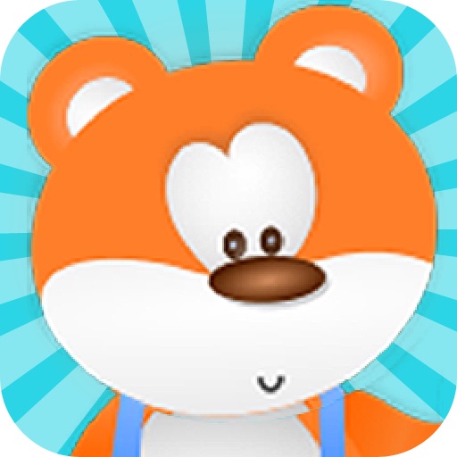 Learn to write WORDS with the ORANGE Bear! HD icon