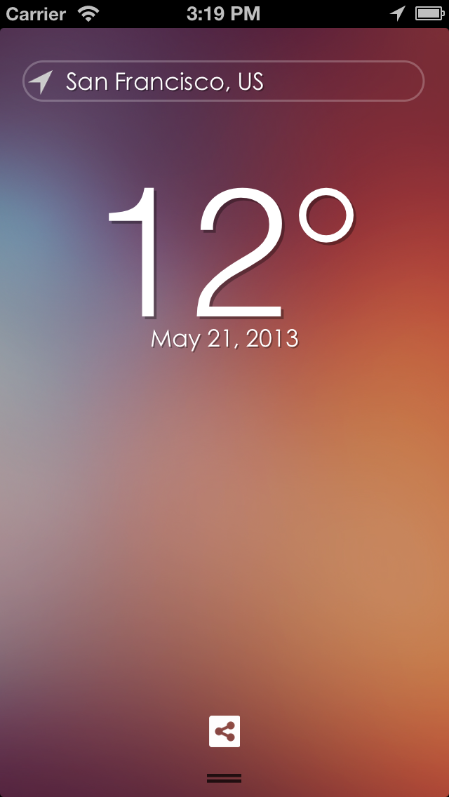 Minimalist Weather: su tiempoCaptura de pantalla de1