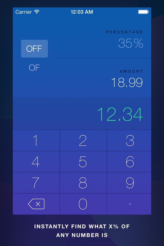 OffOf - Percentage Calculator screenshot 2
