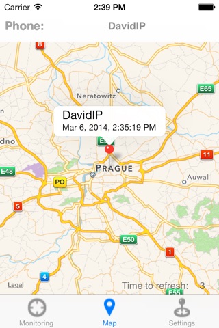 Cell Phone GPS Tracker (PhoneOnMap) screenshot 4