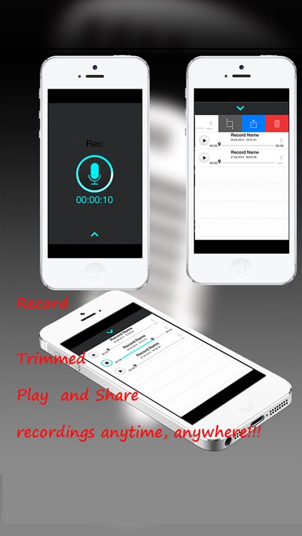 Voice Recoder - Audio Recording, Trimming and Sharing Notes and Memos