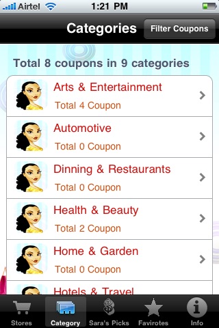 Coupon Sara screenshot 4