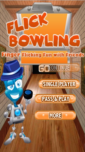 Flick Bowling Finger Flicking Fun with Friends Lite(圖1)-速報App