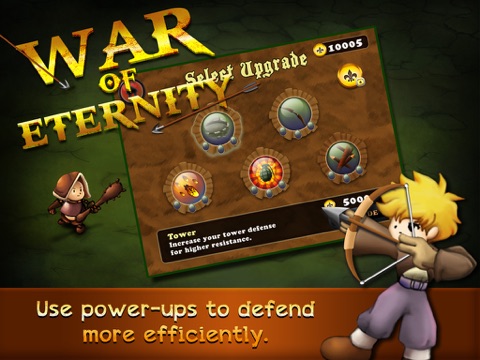 War Of Eternity - A Fort Defense Game HD screenshot 2