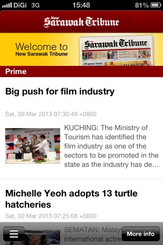 New Sarawak Tribune screenshot 3