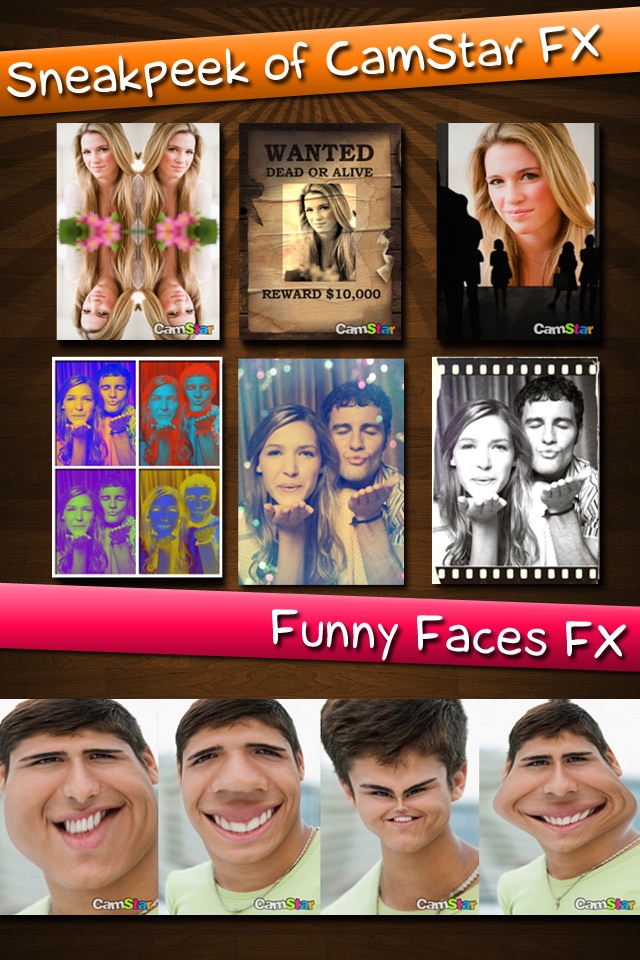 CamStar Pro - Fun Live Photo Booth FX via Camera and Video for IG, FB, PS, Tumblr screenshot 4