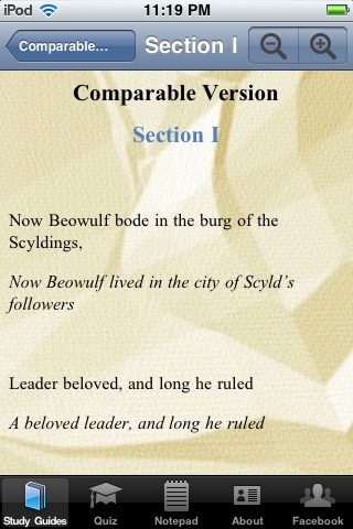 Beowulf In Plain and Simple English screenshot 2