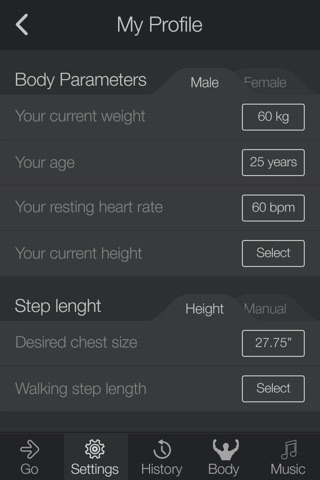 Pedometer - Personal Run Assistant & Body Tracker screenshot 2