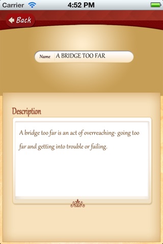 Idioms & Phrases Dictionary with Quiz screenshot 3