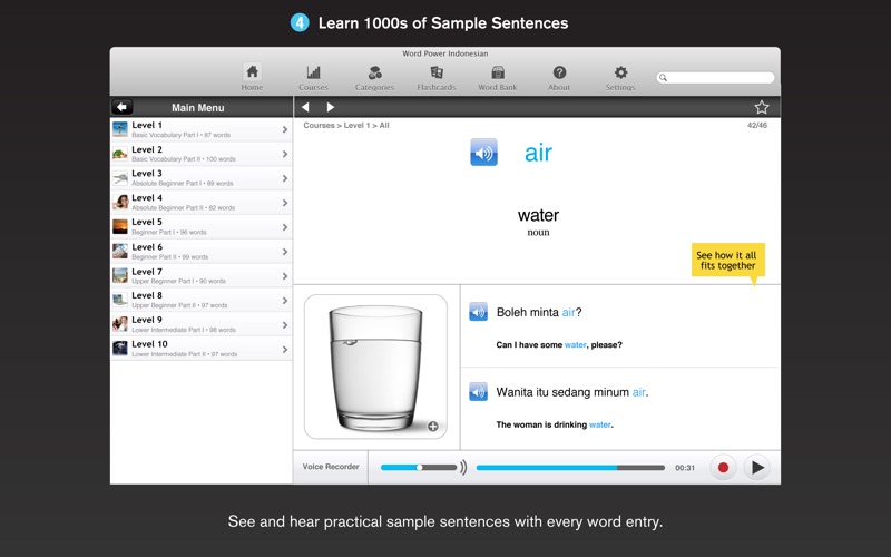 WordPower Learn Indonesian Vocabulary by InnovativeLanguage.com thumbnail 4