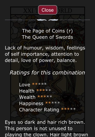 Tarot Card Combinations screenshot 2