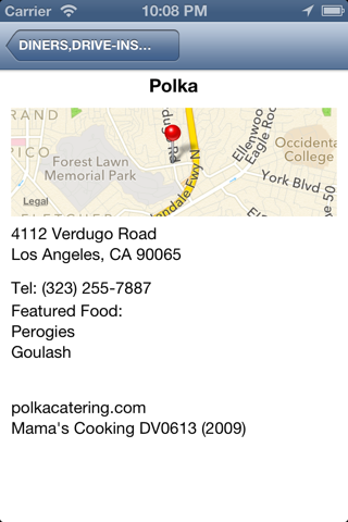 Food Network Restaurants Locator - DINERS,DRIVE-INS AND DIVES Edition screenshot 4