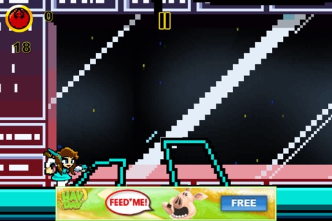 Omega Man Pixel Battle Station X Run screenshot 3