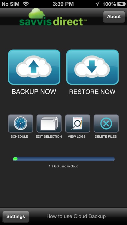 Savvisdirect Secure Online Backup