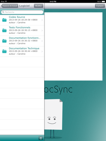 eDocSync Tablet iOS edition screenshot 3