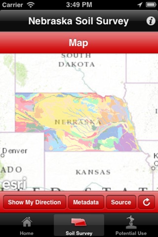 Nebraska Soil Survey screenshot 2