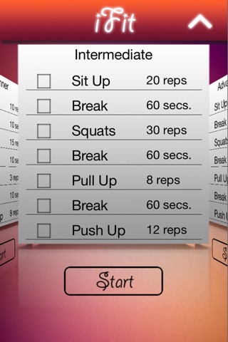 Fitster : Sit Up, Squats, Pull Up and Push Up Trainer screenshot 4