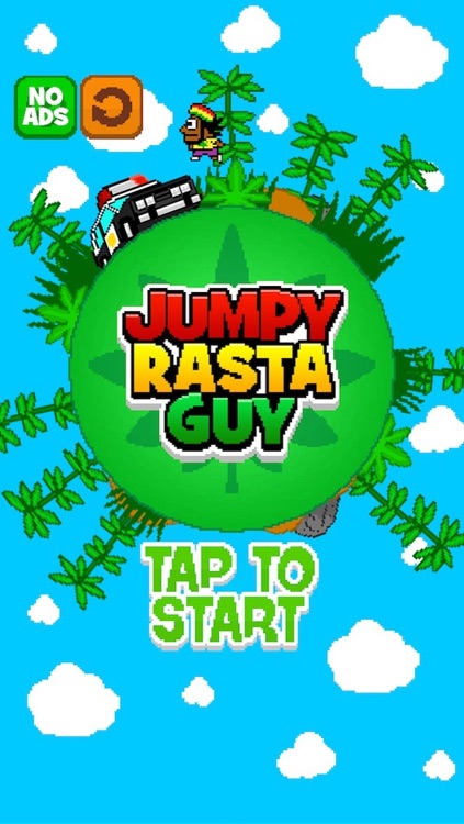 Jumpy Rasta Man - FREE - Cops and Farmer Chase Game