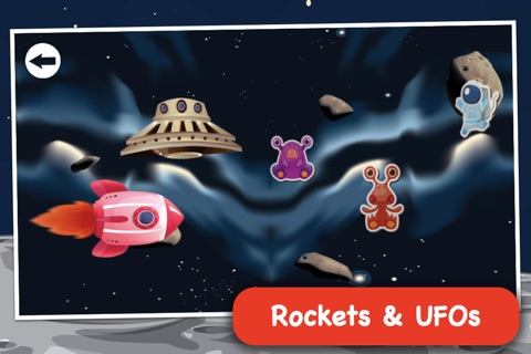 Space Race for Babies: Rockets vs Ufo! screenshot 4